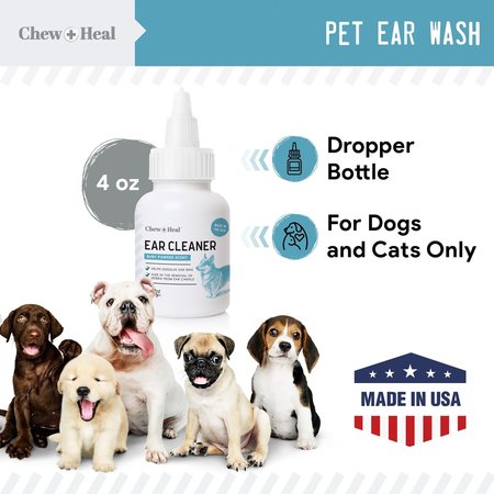 Chew + Heal Ear Cleaner - 4oz CH-38534